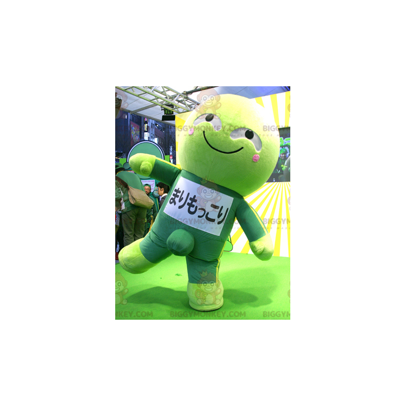 Anime Japanese Green Character BIGGYMONKEY™ Mascot Costume –