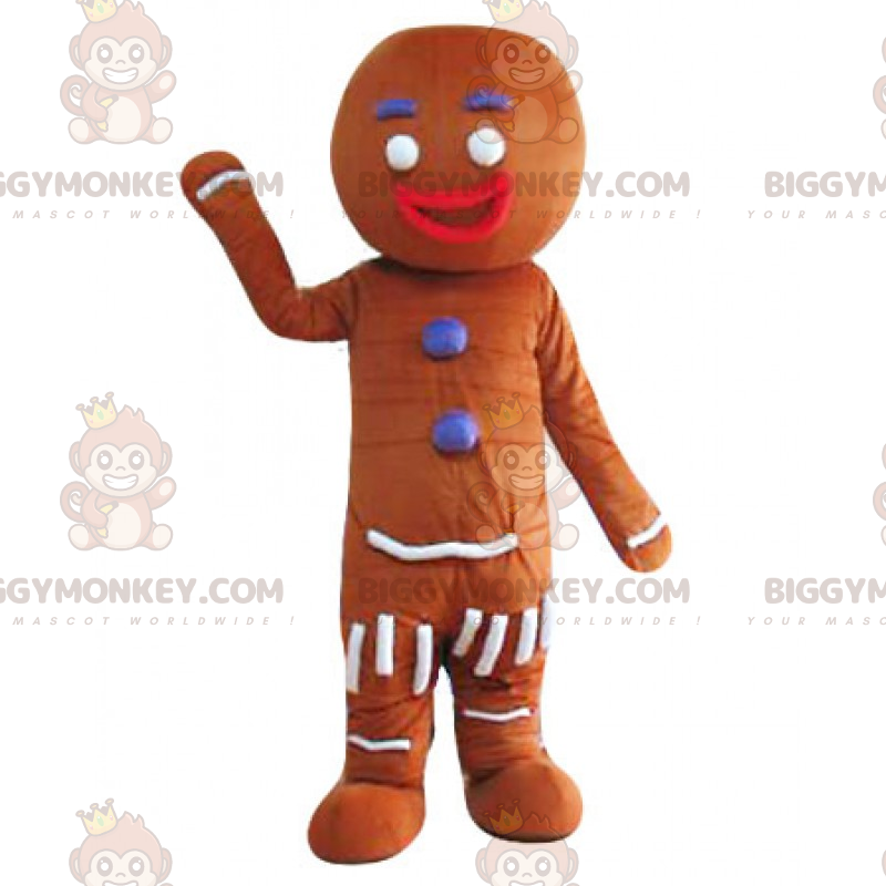 BIGGYMONKEY™ Gingerbread Man Mascot Kostume - Biggymonkey.com