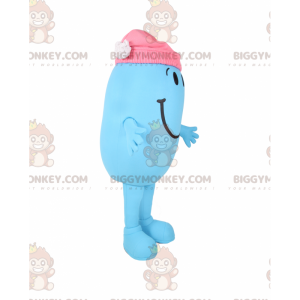 BIGGYMONKEY™ Costume da mascotte pupazzo di neve sorridente con