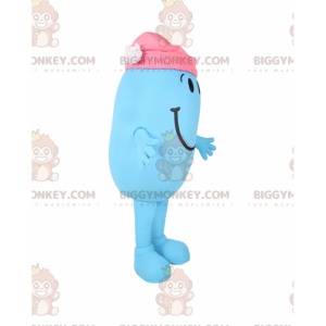 BIGGYMONKEY™ Disfraz de mascota muñeco de nieve sonriente con