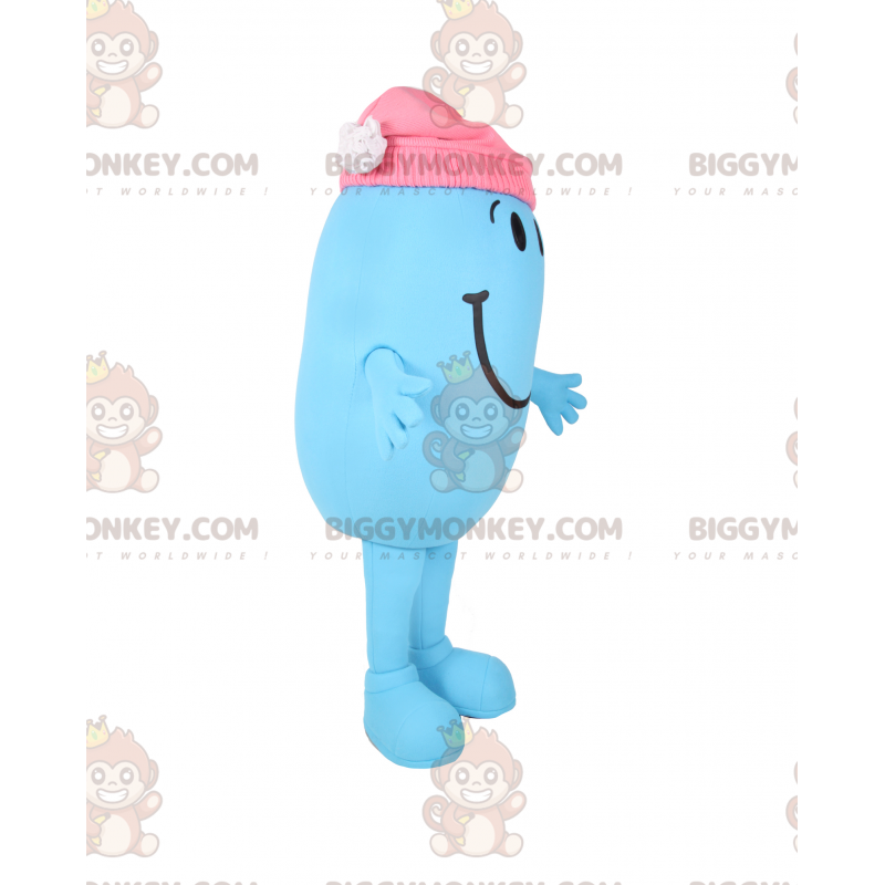 BIGGYMONKEY™ Costume da mascotte pupazzo di neve sorridente con