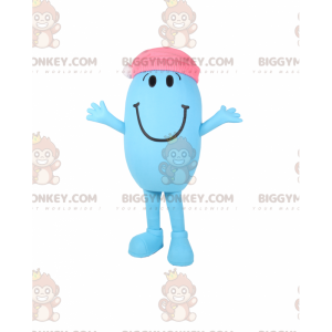 BIGGYMONKEY™ Costume da mascotte pupazzo di neve sorridente con