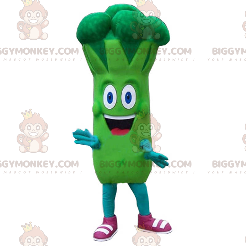 Costume de mascotte BIGGYMONKEY™ de brocoli avec un immense