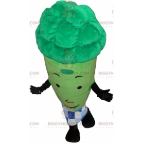 Costume de mascotte BIGGYMONKEY™ de brocoli avec tablier a