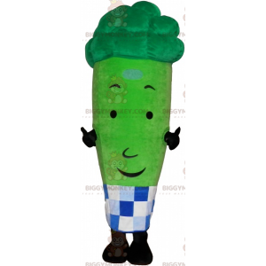 Costume de mascotte BIGGYMONKEY™ de brocoli avec tablier a