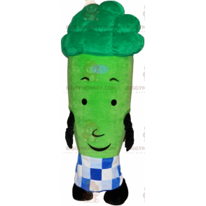 Costume de mascotte BIGGYMONKEY™ de brocoli avec tablier a