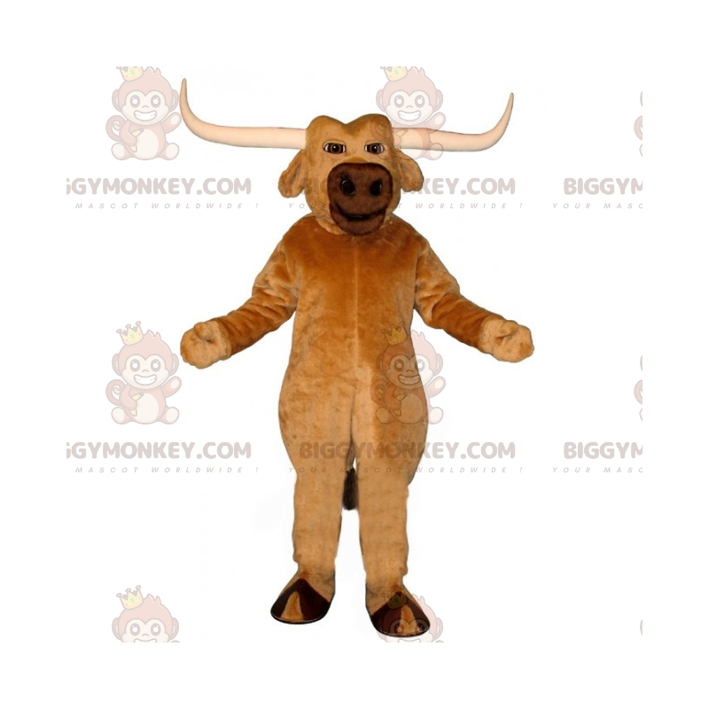 Costume da mascotte Buffalo BIGGYMONKEY™ con grandi corna -