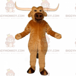Traje de mascote Buffalo BIGGYMONKEY™ com chifres grandes –