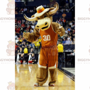 Buffalo BIGGYMONKEY™ Maskottchen-Kostüm im Basketball-Outfit