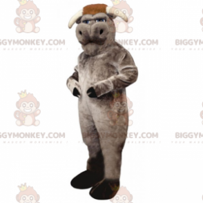 Gray Buffalo BIGGYMONKEY™ Mascot Costume - Biggymonkey.com