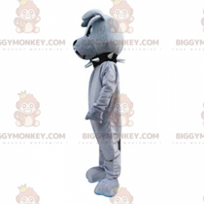 Bulldog BIGGYMONKEY™ Mascot Costume with Black Collar –
