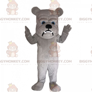 Costume de mascotte BIGGYMONKEY™ de bulldog avec grande tète -