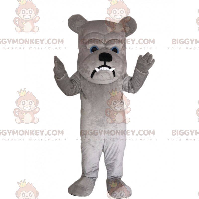 Bulldog BIGGYMONKEY™ maskotkostume med stort hoved -