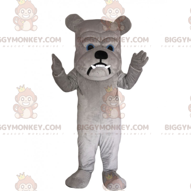 Costume de mascotte BIGGYMONKEY™ de bulldog avec grande tète -