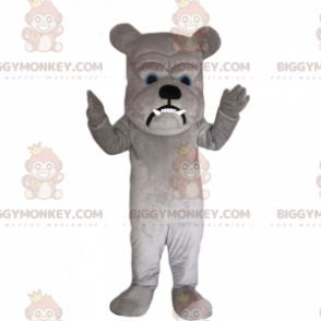 Disfraz de mascota Bulldog BIGGYMONKEY™ con cabeza grande -