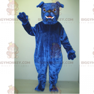 Costume de mascotte BIGGYMONKEY™ de bulldog bleu -