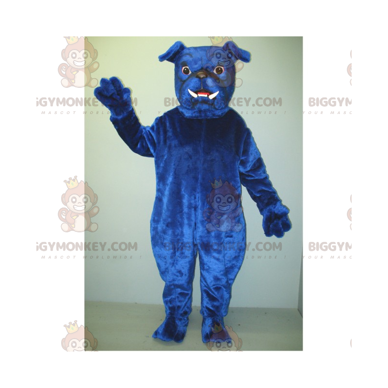 Blaue Bulldogge BIGGYMONKEY™ Maskottchen-Kostüm -