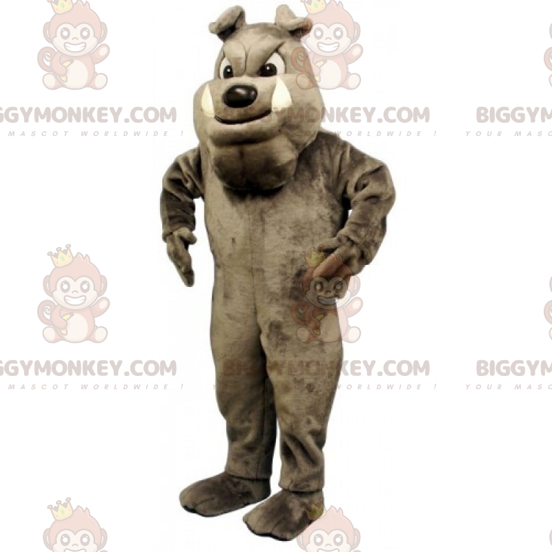 Disfraz de mascota Bulldog gris BIGGYMONKEY™ - Biggymonkey.com