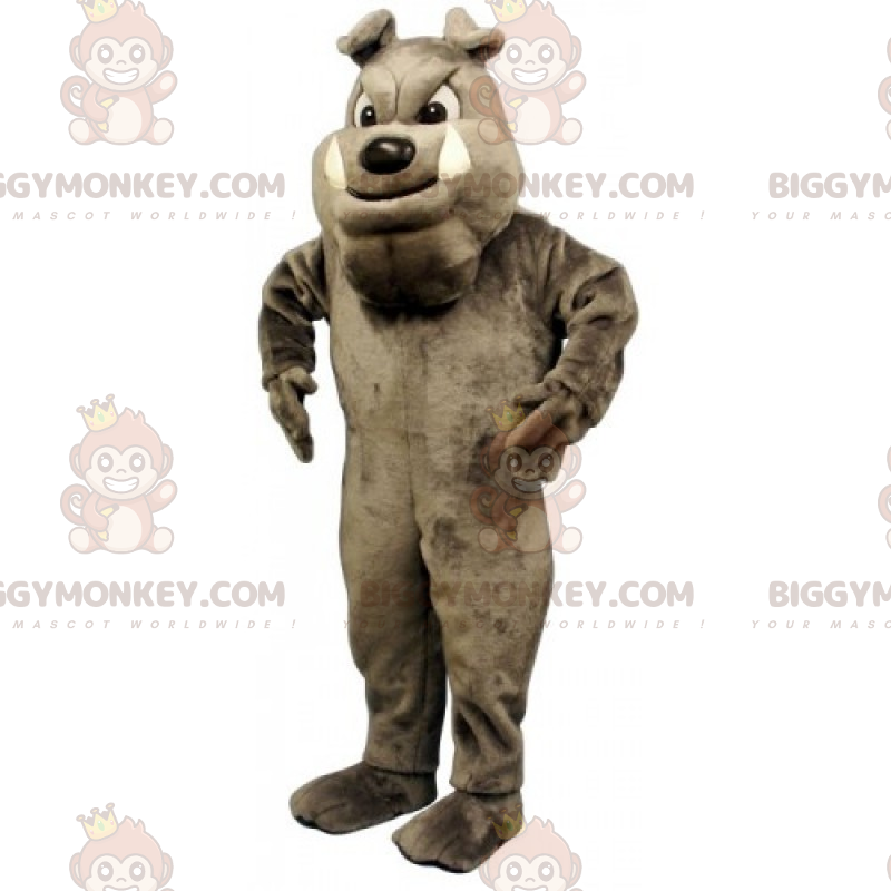 Grå Bulldog BIGGYMONKEY™ maskotkostume - Biggymonkey.com