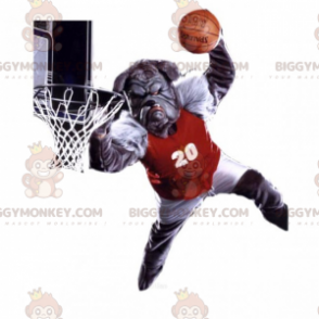 Disfraz de mascota BIGGYMONKEY™ de jugador de baloncesto