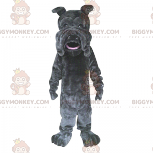 Black Bulldog BIGGYMONKEY™ mascottekostuum - Biggymonkey.com