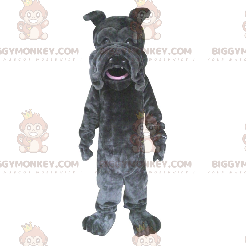 Costume da mascotte Bulldog nero BIGGYMONKEY™ - Biggymonkey.com