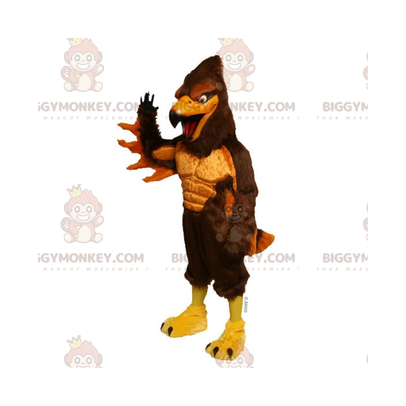 Bicolor Buzzard BIGGYMONKEY™ maskotdräkt - BiggyMonkey maskot