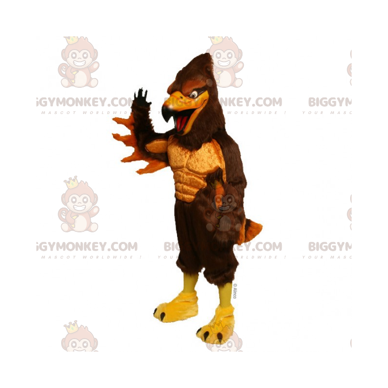 Costume de mascotte BIGGYMONKEY™ de buse bicolore -