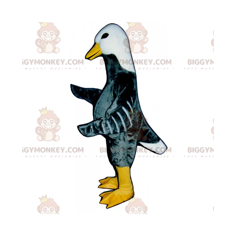 Costume de mascotte BIGGYMONKEY™ de canard bicolore -