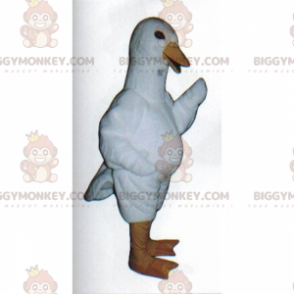 Costume da mascotte BIGGYMONKEY™ da anatra bianca -