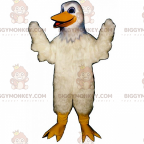 Smiling White Duck BIGGYMONKEY™ Mascot Costume – Biggymonkey.com