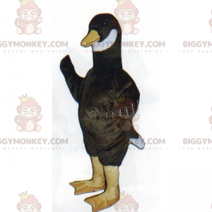 Costume de mascotte BIGGYMONKEY™ de canard noir a la queue