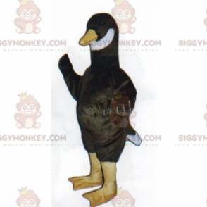 Costume da mascotte BIGGYMONKEY™ da anatra nera con coda bianca