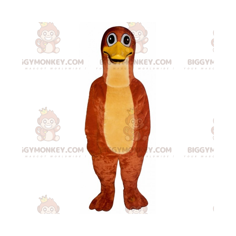 Costume da mascotte Orange Duck BIGGYMONKEY™ - Biggymonkey.com
