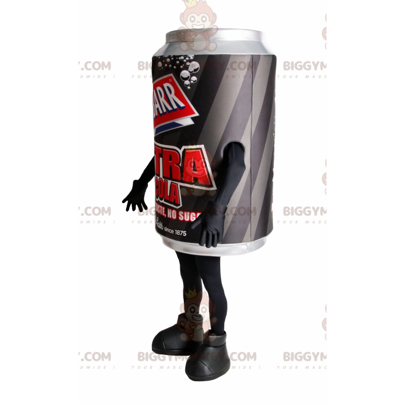 Traje de mascote de lata de refrigerante BIGGYMONKEY™ –