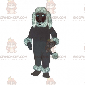 Fantasia de mascote de Poodle Cinza BIGGYMONKEY™ –