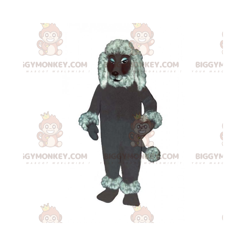 Costume da mascotte barboncino grigio BIGGYMONKEY™ -