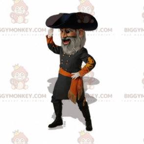 Costume de mascotte BIGGYMONKEY™ de capitaine 19e siècle -