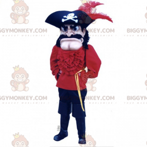 Costume de mascotte BIGGYMONKEY™ de capitaine bateau pirate -