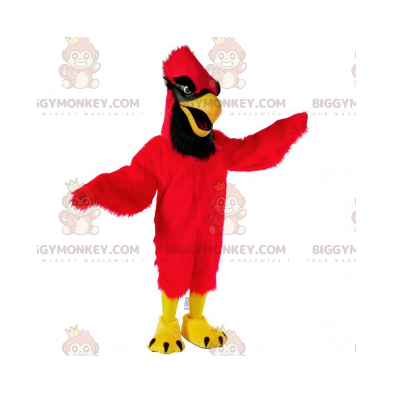 Kostým maskota červenočerného kardinála BIGGYMONKEY™ –