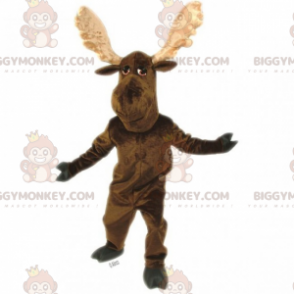 Caribou med stora horn BIGGYMONKEY™ maskotdräkt - BiggyMonkey