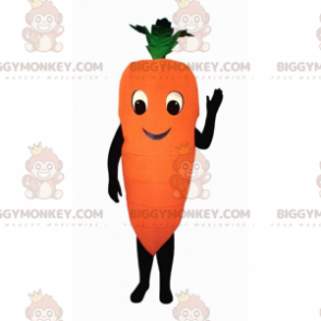 Traje de mascote de cenoura sorridente BIGGYMONKEY™ –