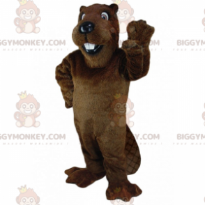 Costume da mascotte accattivante Beaver BIGGYMONKEY™ -