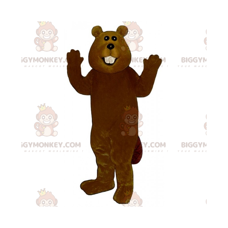 Fat Cheeked Beaver BIGGYMONKEY™ maskotdräkt - BiggyMonkey maskot