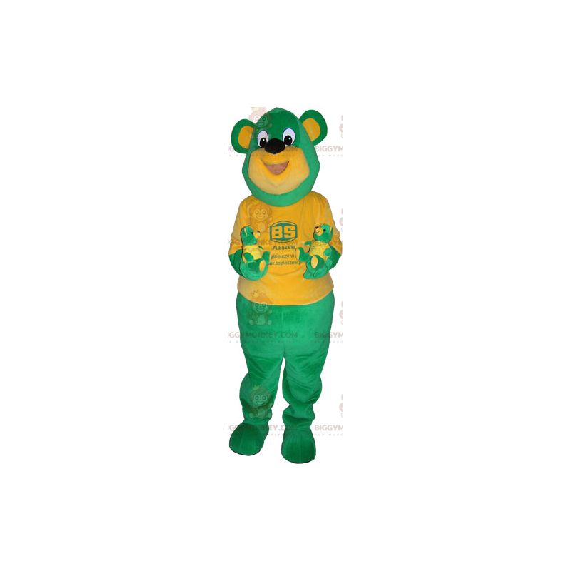 Costume de mascotte BIGGYMONKEY™ de castor avec chapeau -