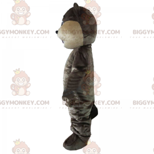 Costume da mascotte castoro marrone scuro BIGGYMONKEY™ -