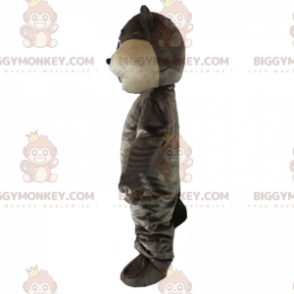 Costume de mascotte BIGGYMONKEY™ de castor marron fonce -