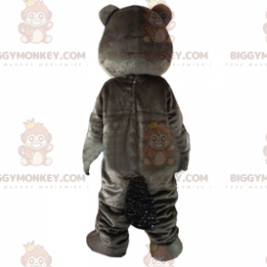 Disfraz de mascota BIGGYMONKEY™ de castor marrón oscuro -