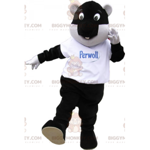 Costume de mascotte BIGGYMONKEY™ de castor noir -