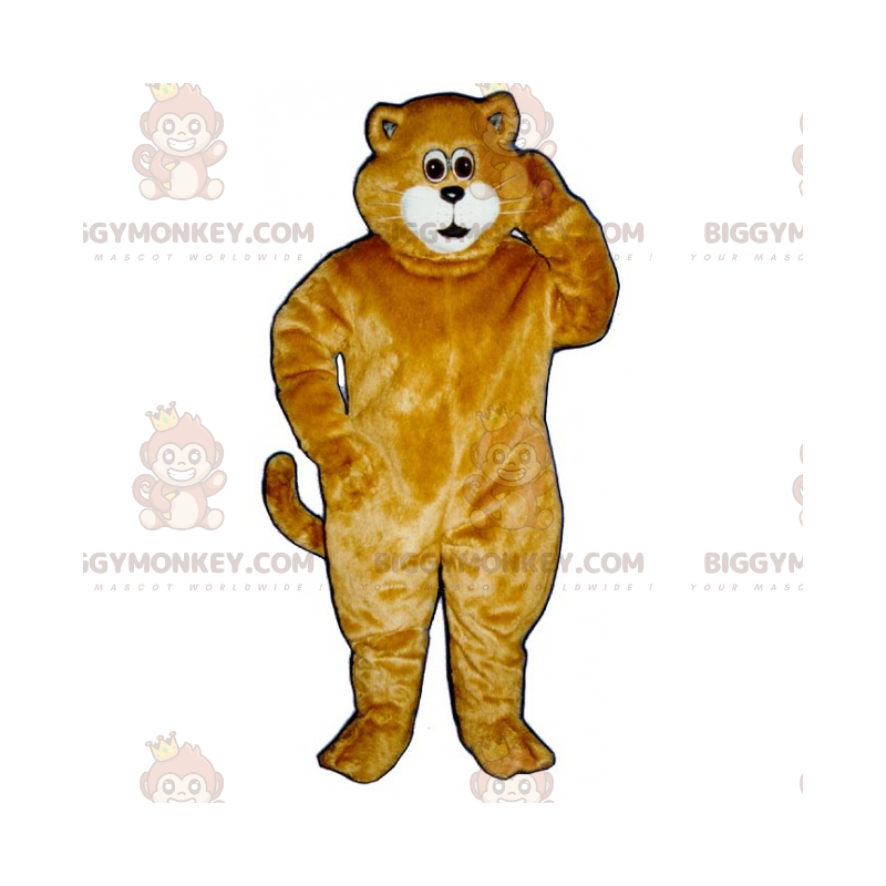 Costume da mascotte BIGGYMONKEY™ da gatto dalle Formato L (175-180 CM)